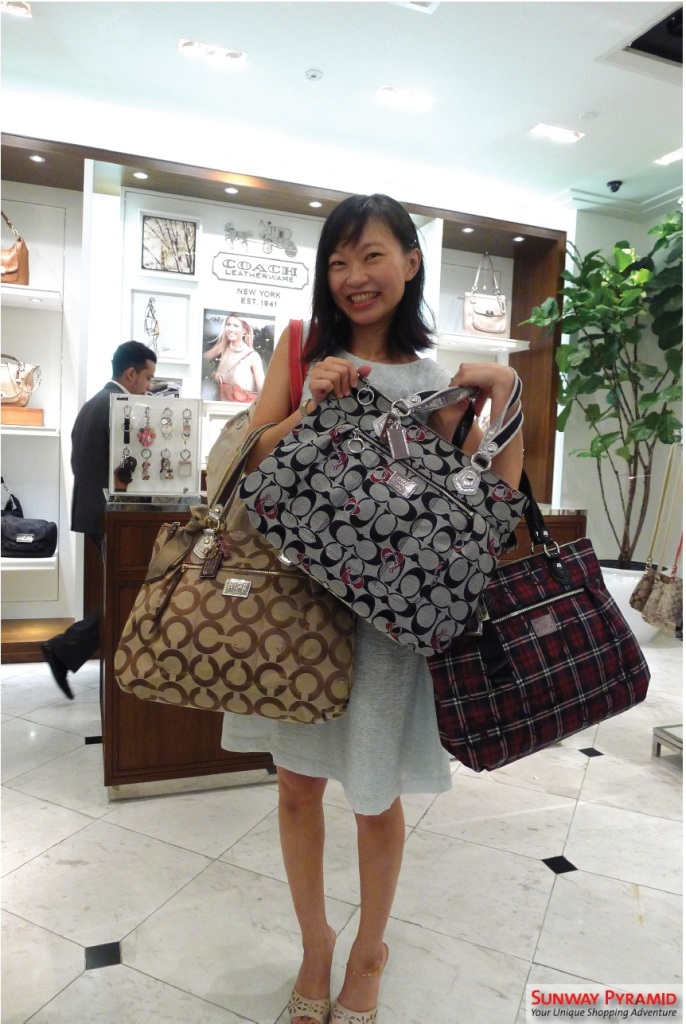 Maureen, winner of last year's RM20,000 shopping spree contest